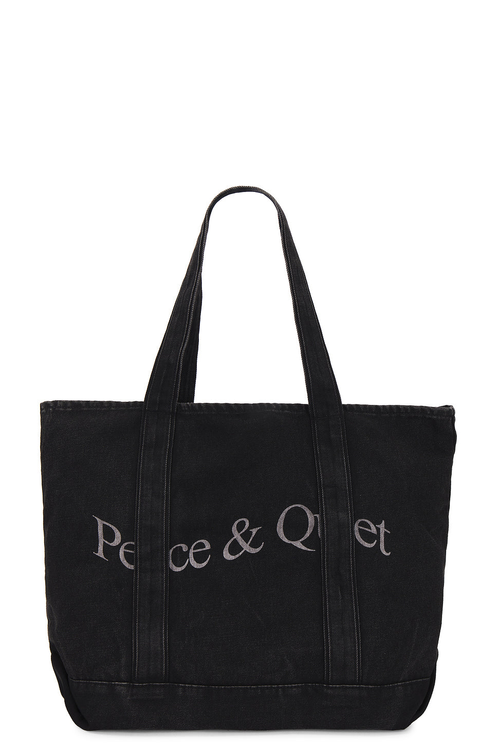 Wordmark Denim Boat Tote