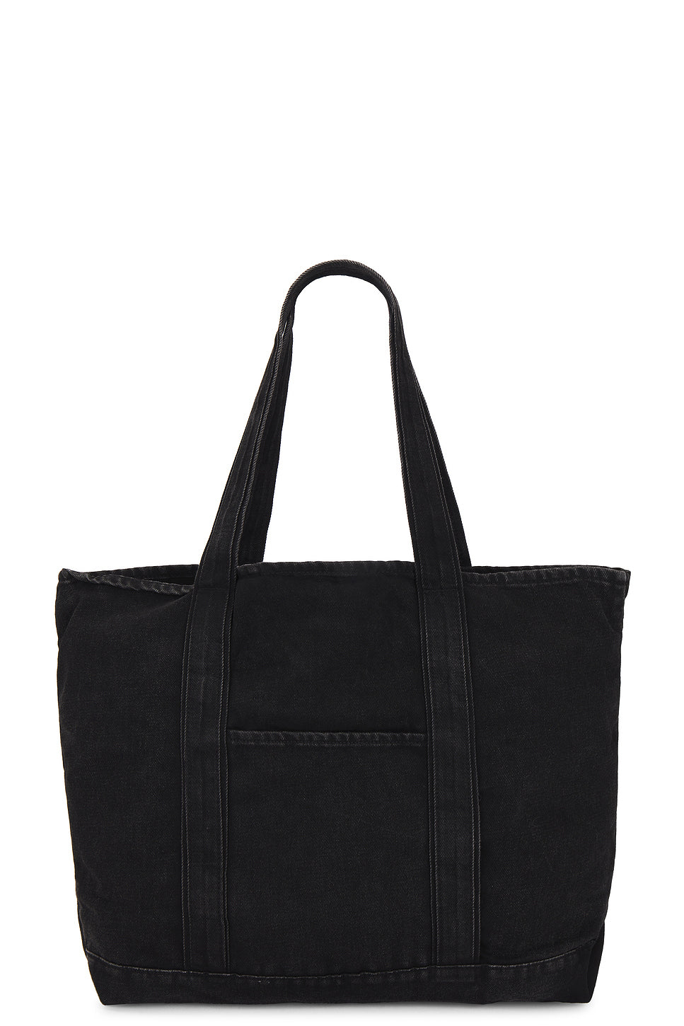 Wordmark Denim Boat Tote