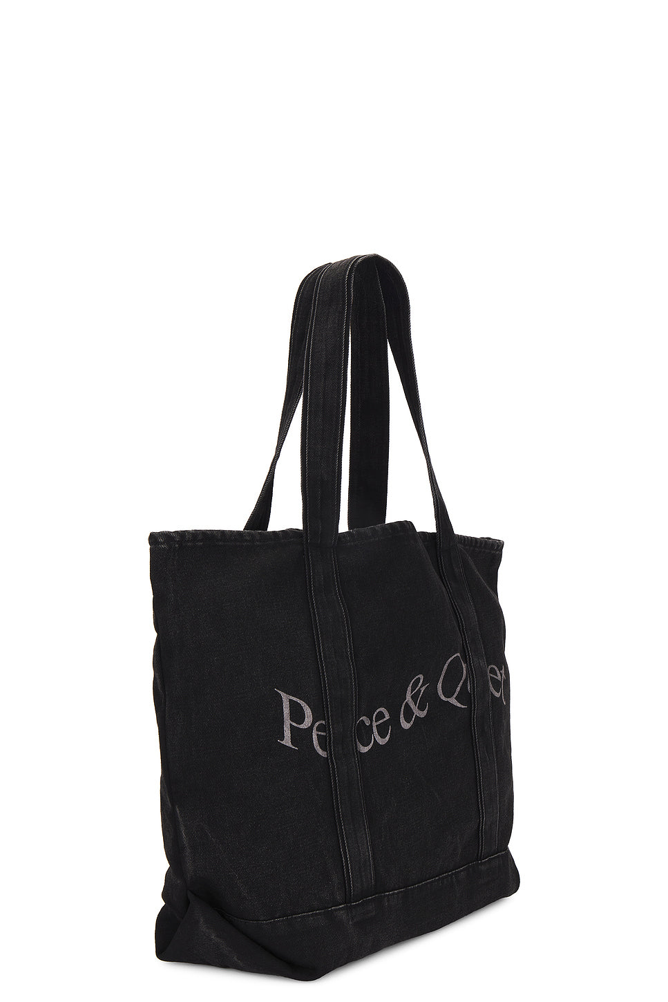 Wordmark Denim Boat Tote