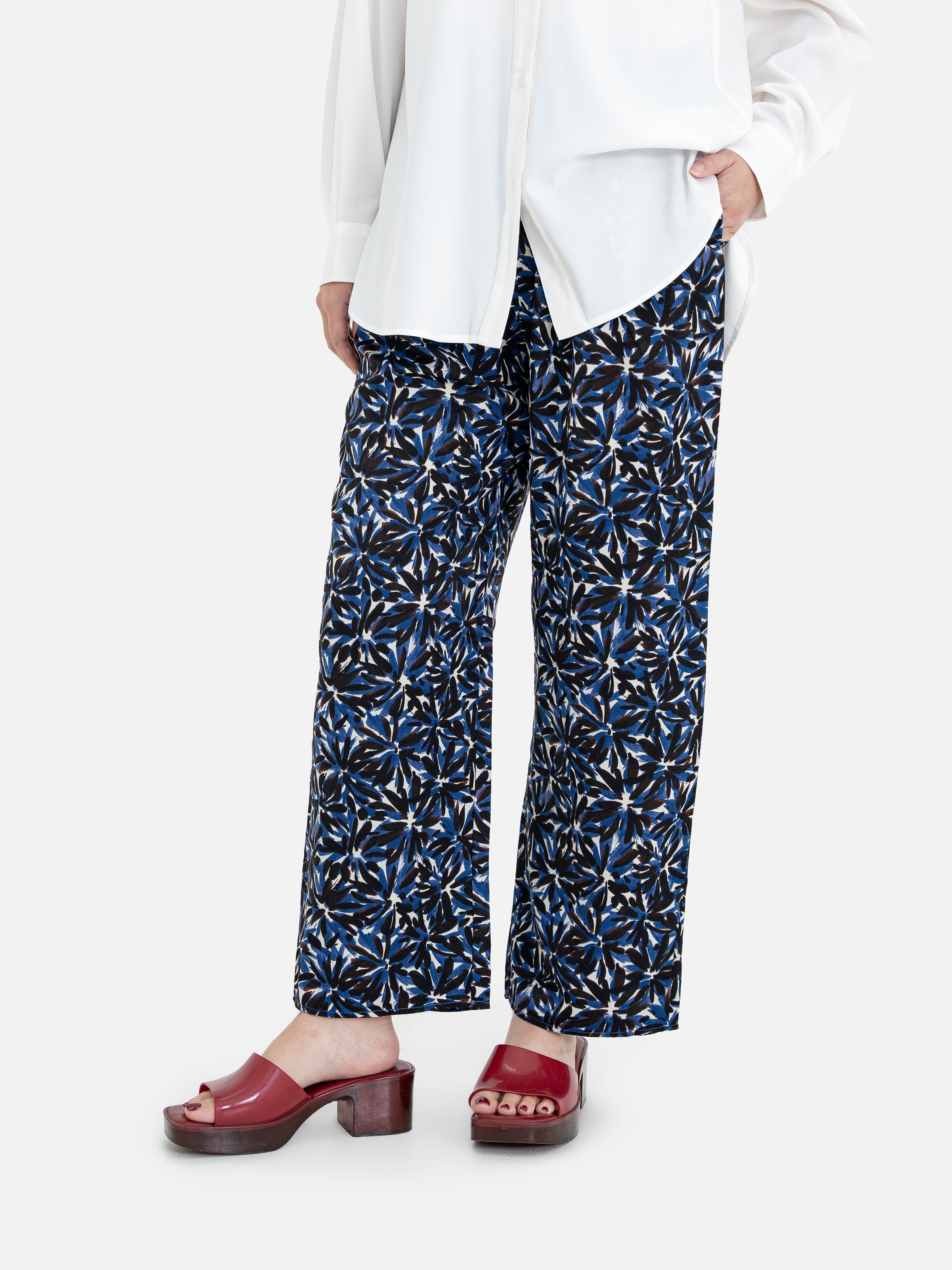 Machida Art Pattern Eazy Pants