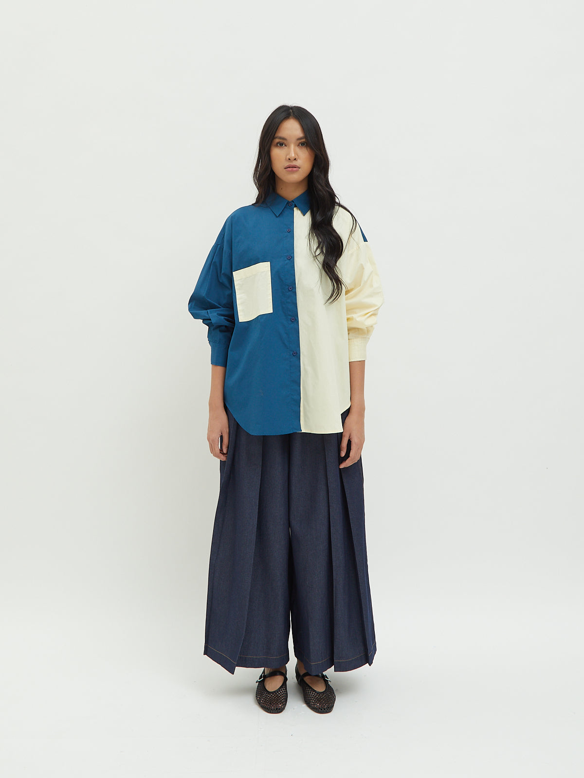 Maudy Twotone Shirt
