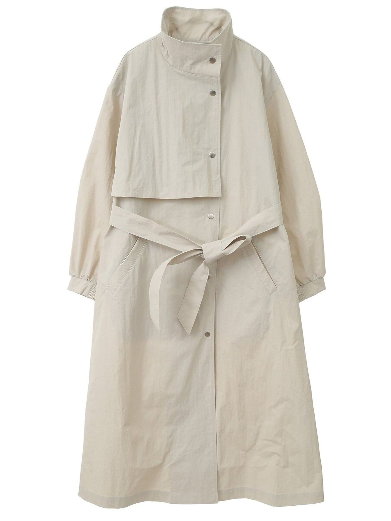 Mioka Stand-Collar Coat