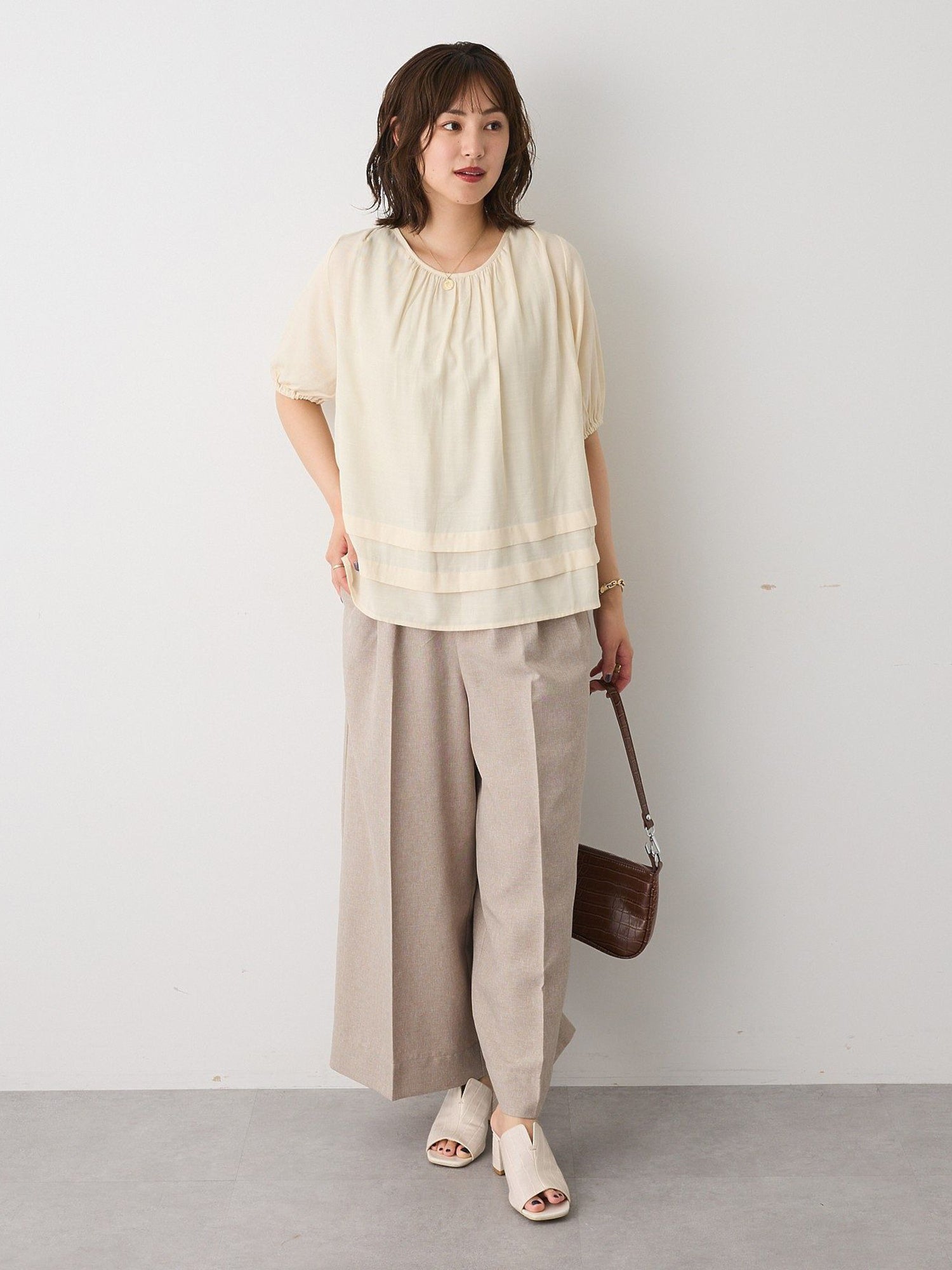 Miwa Linen pleat pants
