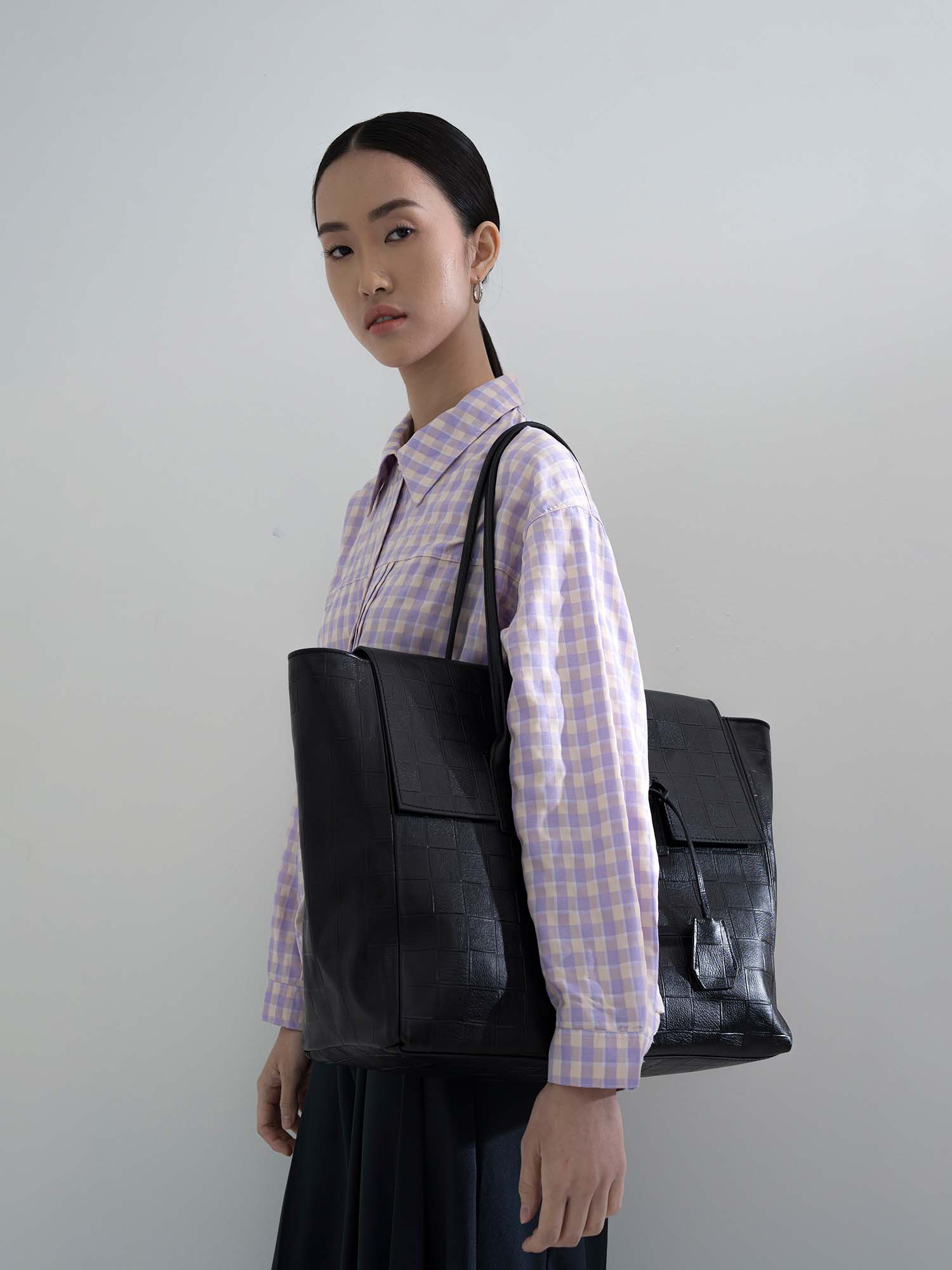 ESSENS BAG - Check Black