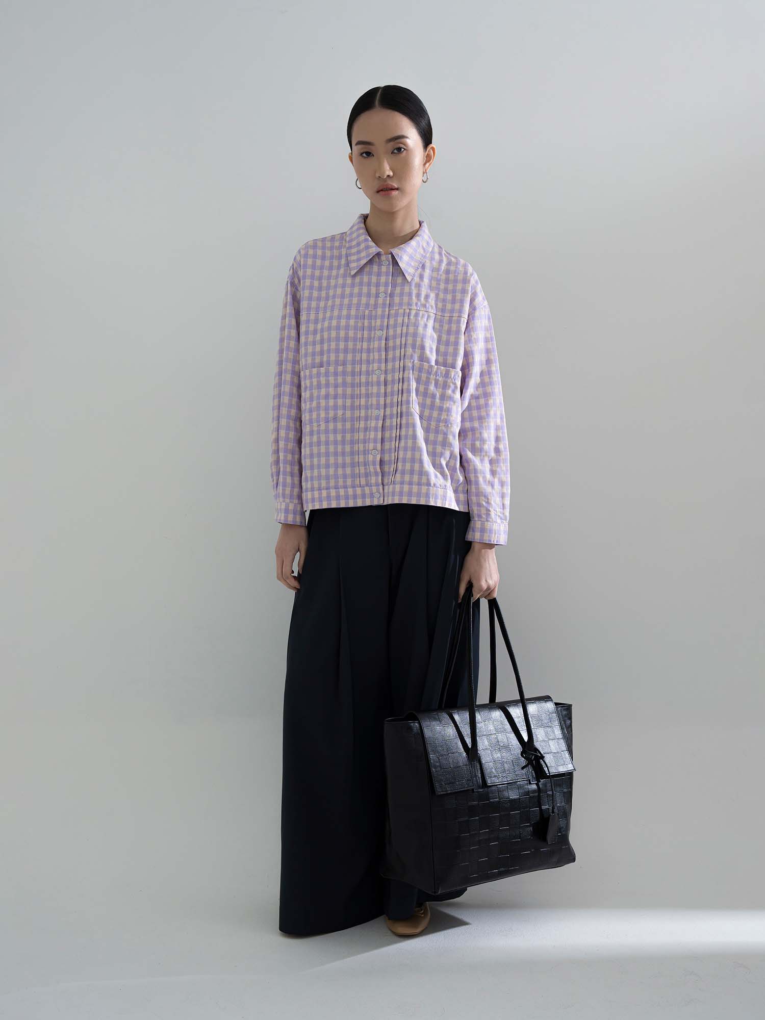 ESSENS BAG - Check Black