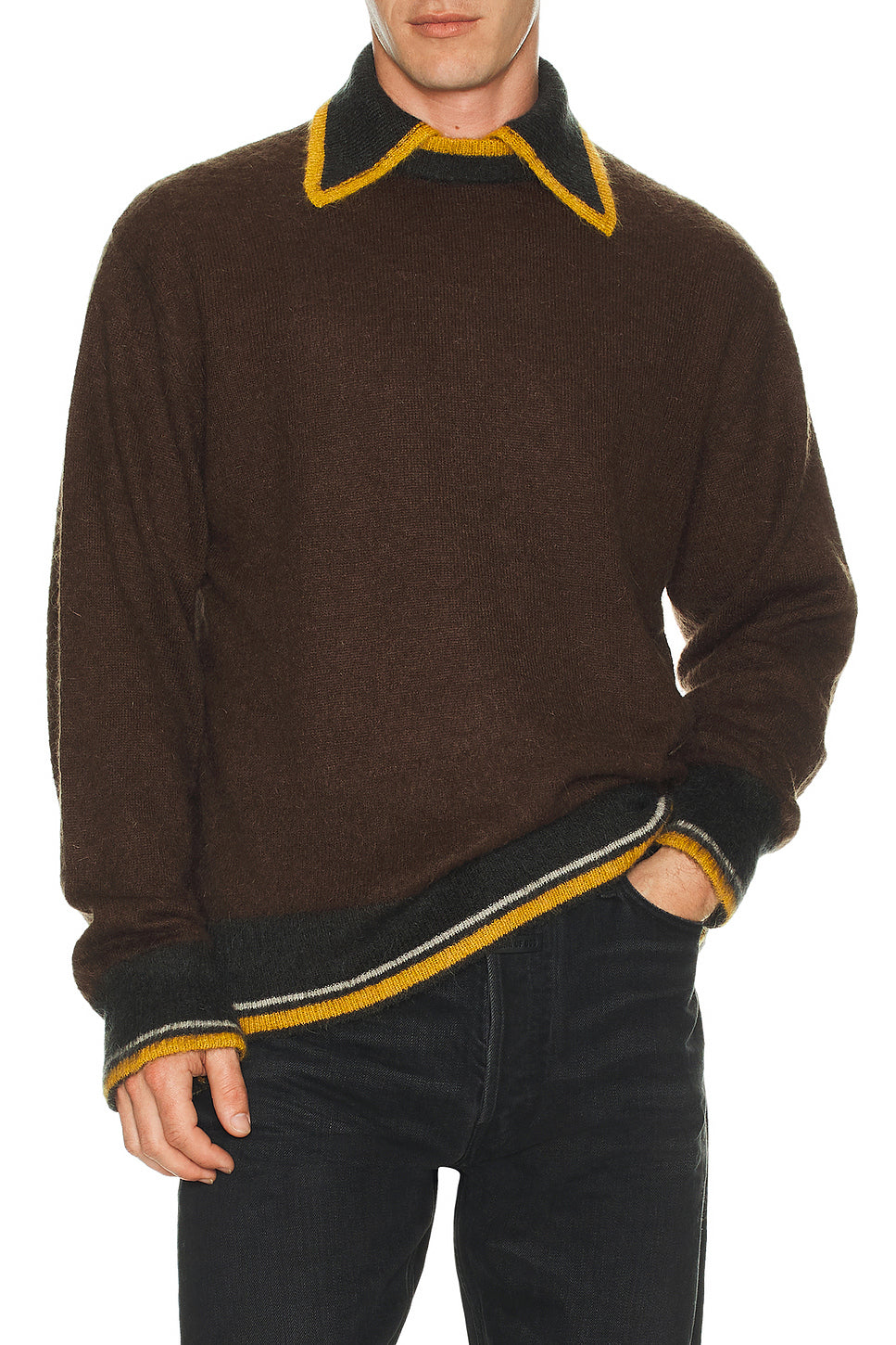 Knitted Collar Jumper