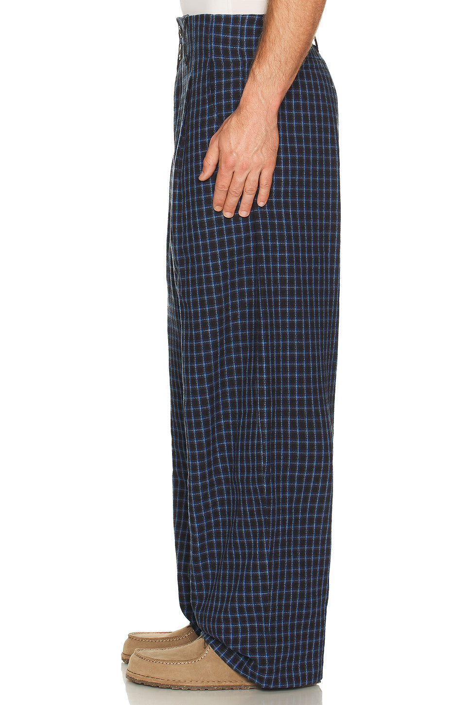 Wide Leg Pleated Trouser
