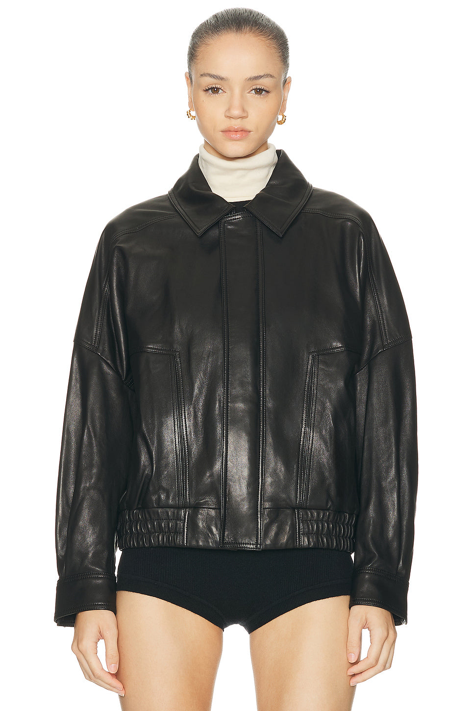 Dalma Relaxed Leather Jacket