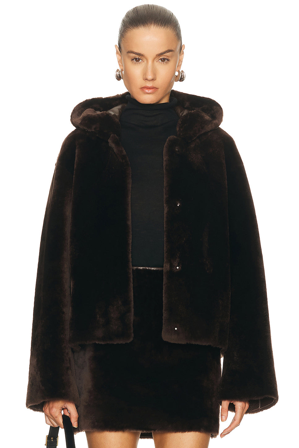 Cooper Hooded Shearling Jacket