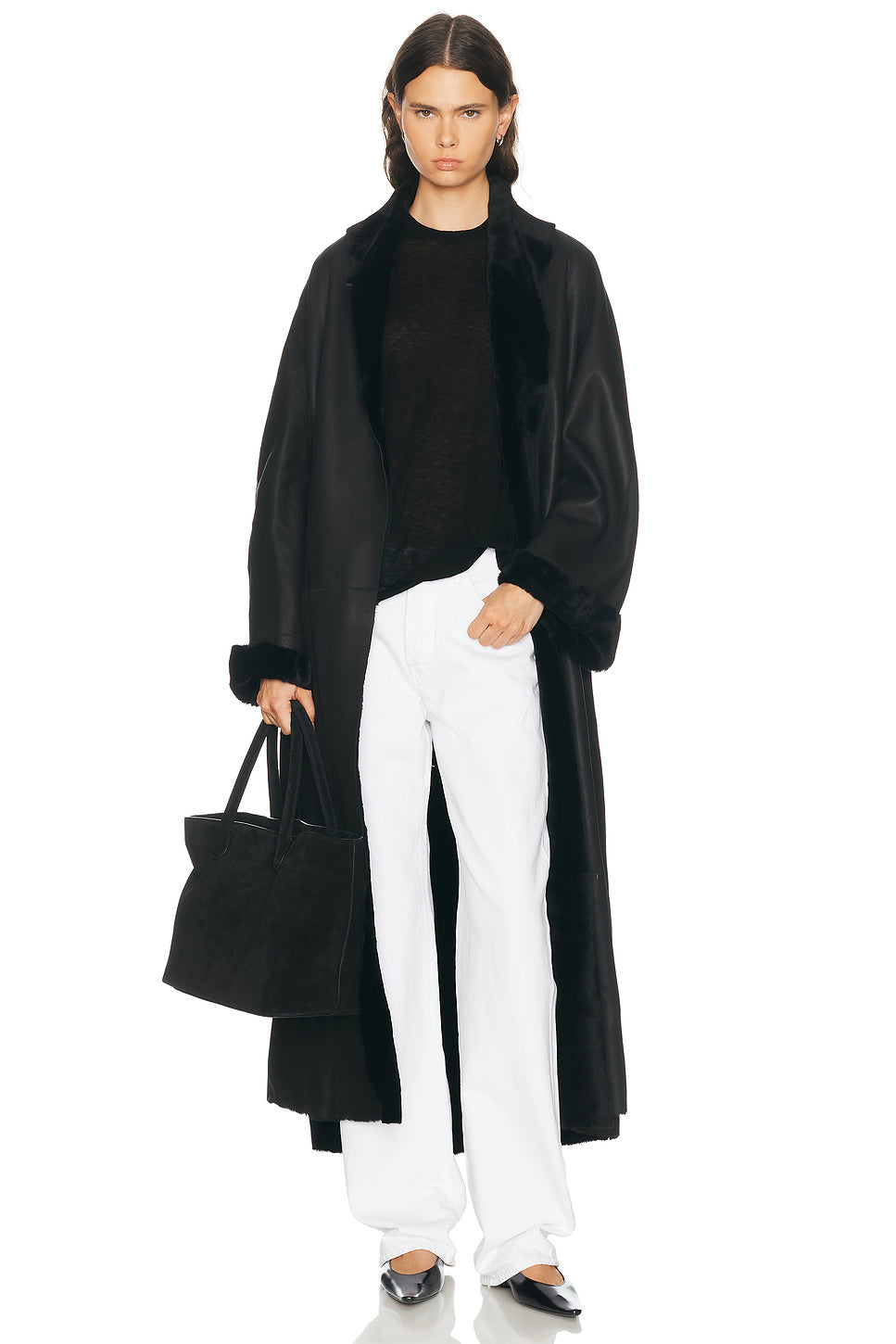 Dorian Reversible Shearling Coat