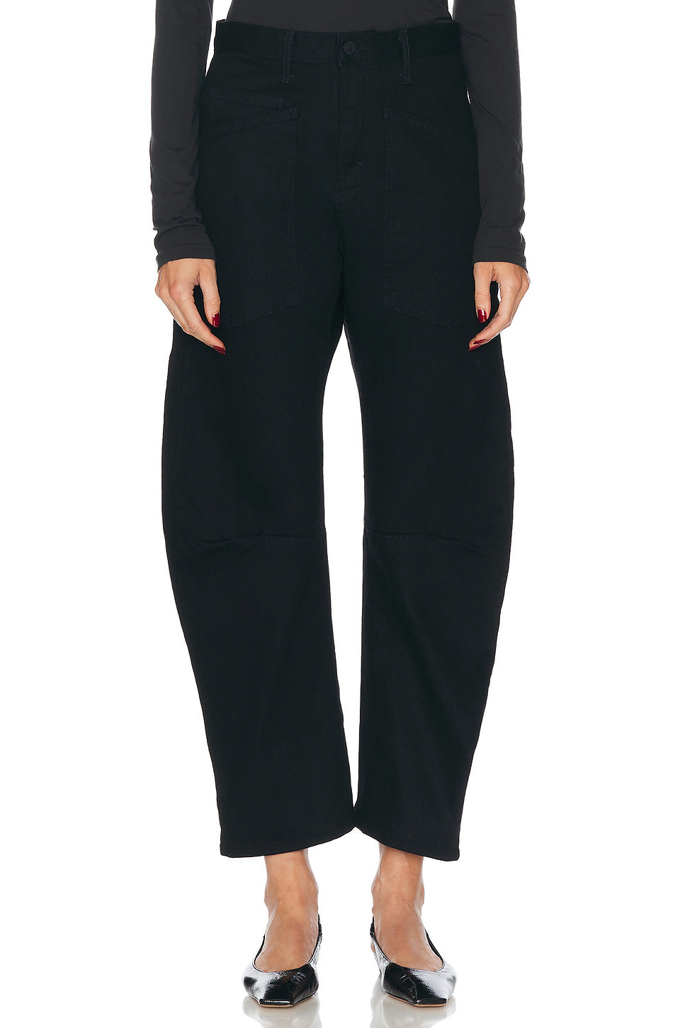Shon Curved Leg in Black