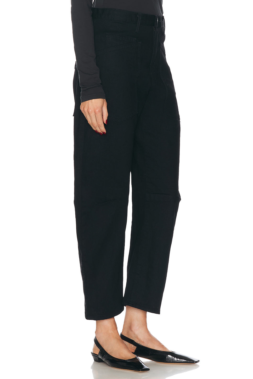 Shon Curved Leg in Black