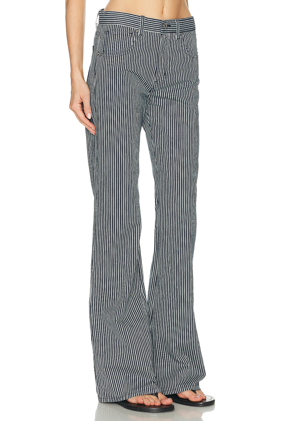 Celia Striped Straight Leg