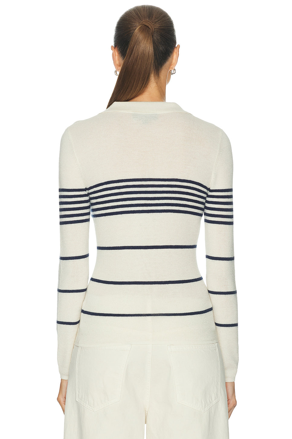 Lucille Multi Stripe Polo Sweater
