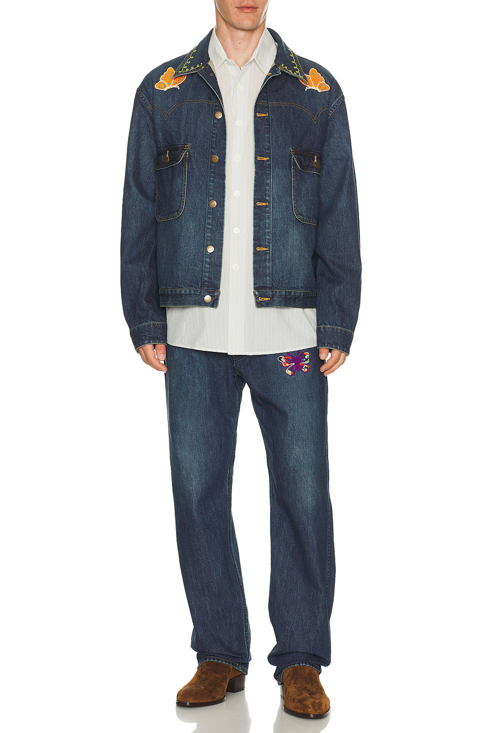 Papillon Jean Jacket 12oz Denim In Indigo