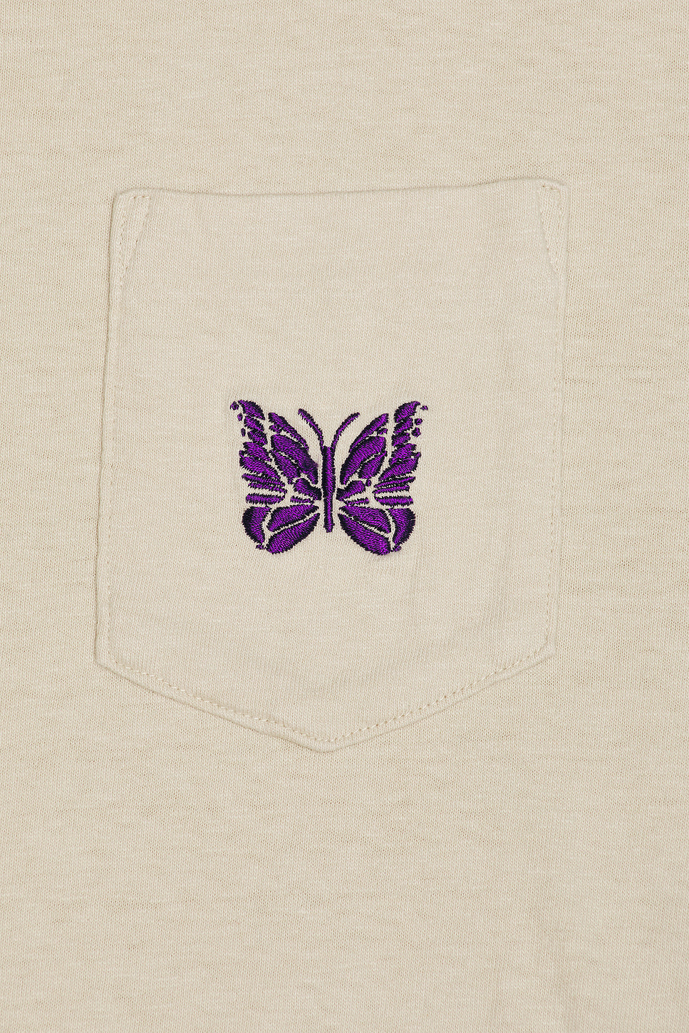 Papillon Embroidered Pocket Tee