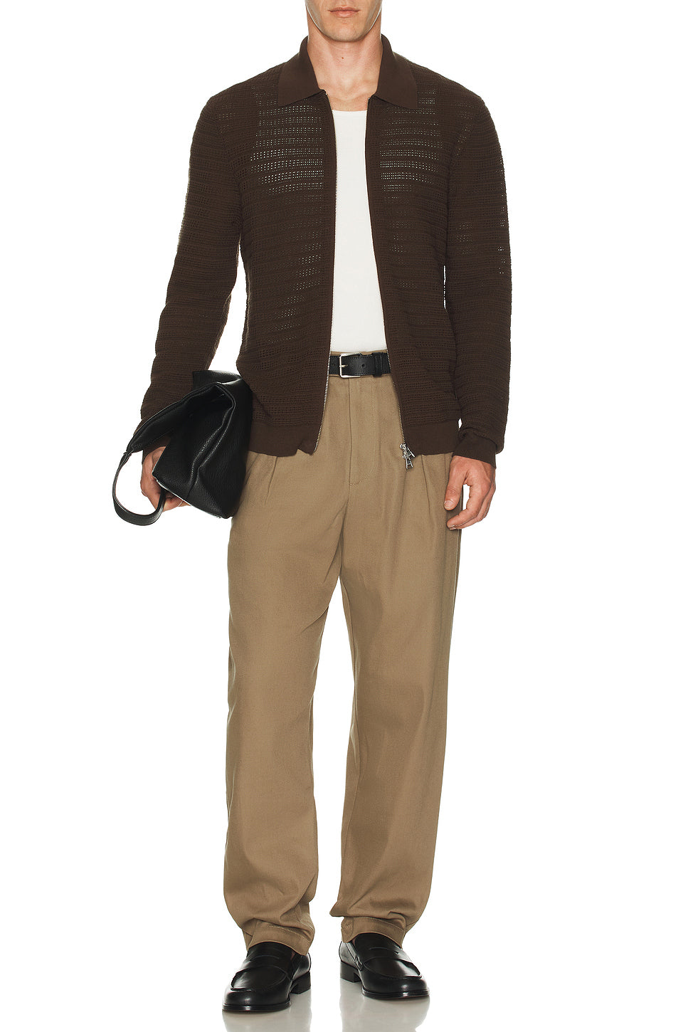 Gustav Long Sleeve Zip Sweater