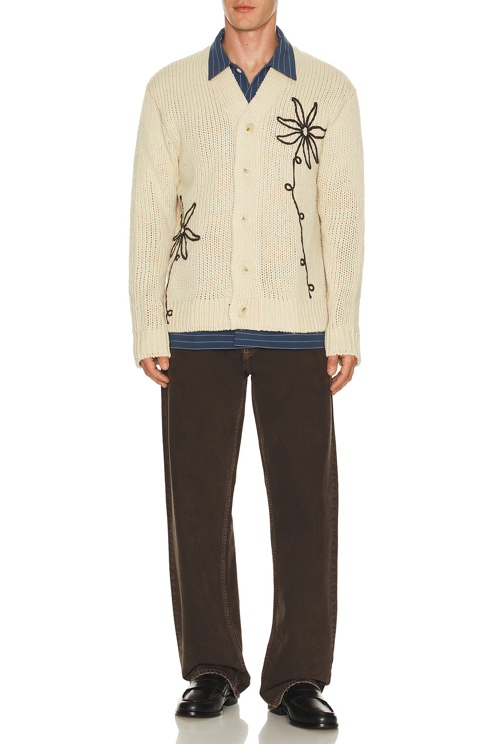 Reed Stripe Overshirt Shacket