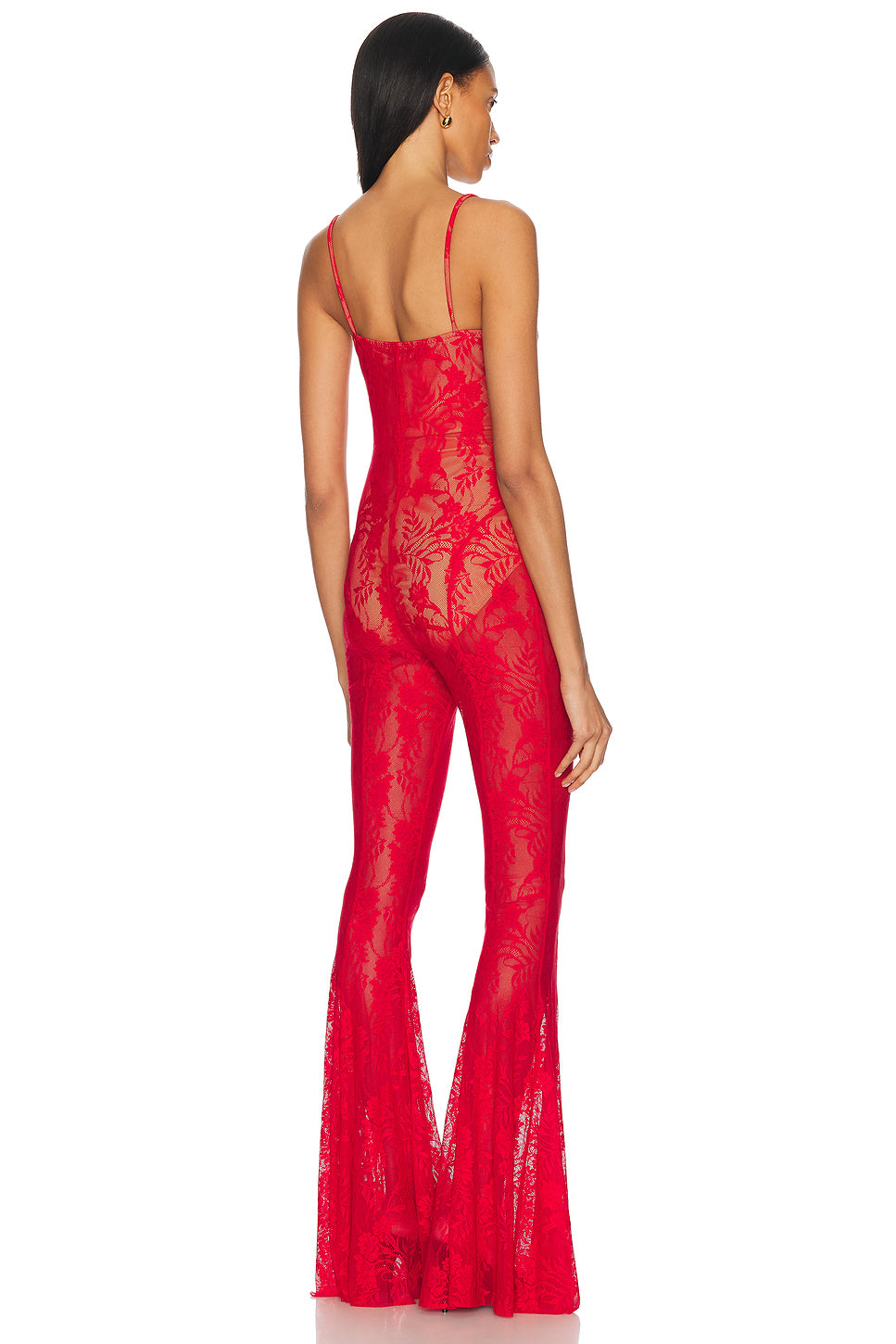Underwire Fishtail Jumpsuit With Bodysuit