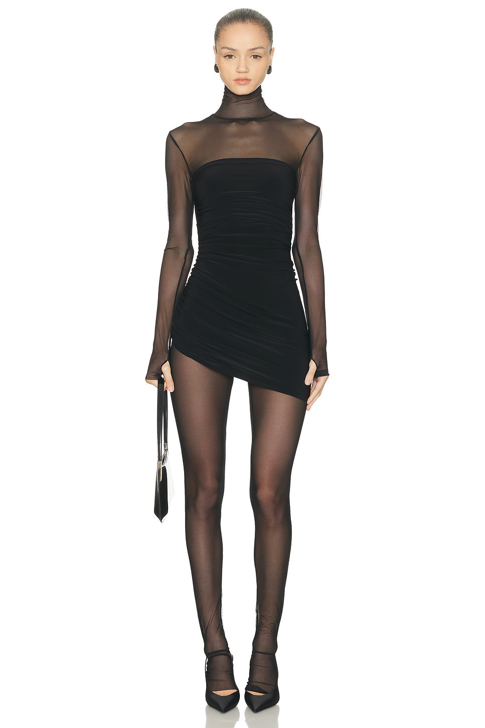 Long Sleeve Turtleneck Strapless Diana Pickleball Dress