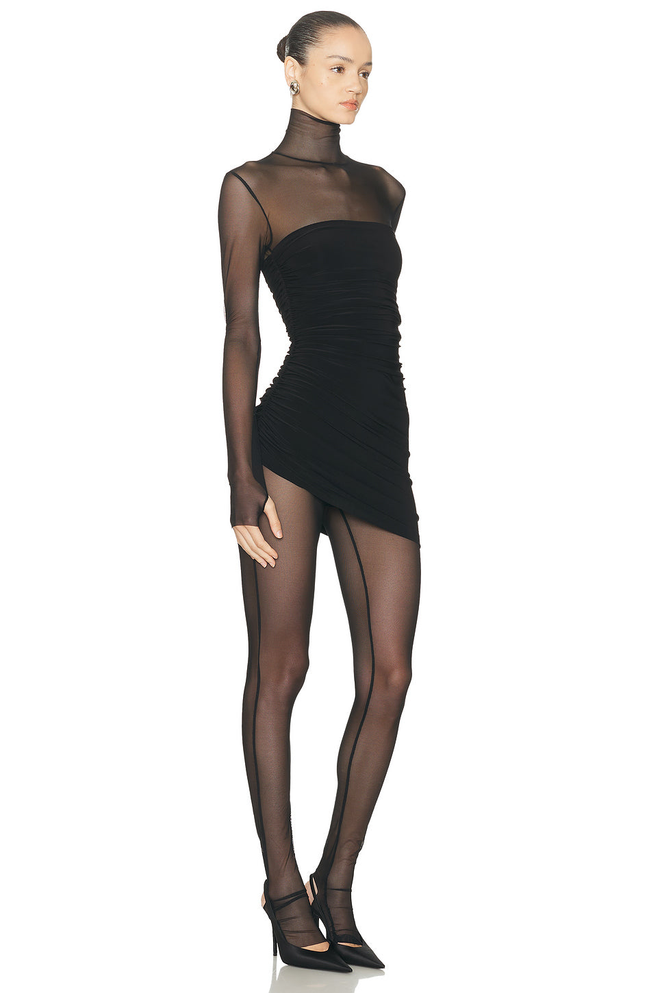 Long Sleeve Turtleneck Strapless Diana Pickleball Dress