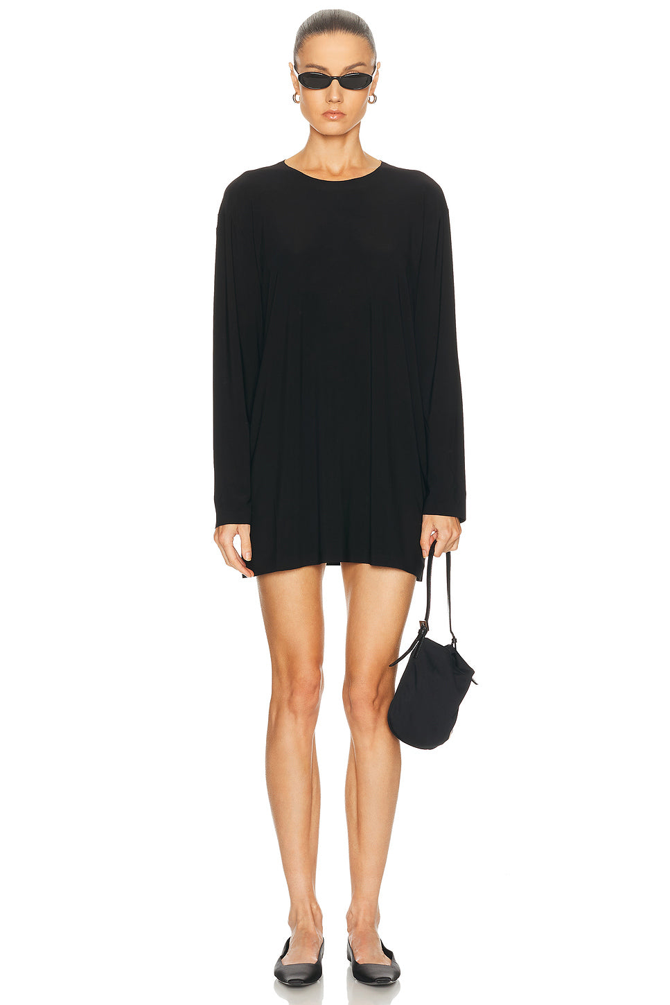 x Lifestyle Oversized Long Sleeve Mini Dress