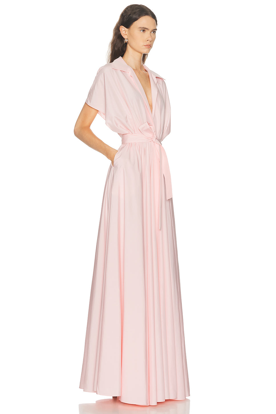 Super Oversized Shirt Flared Gown