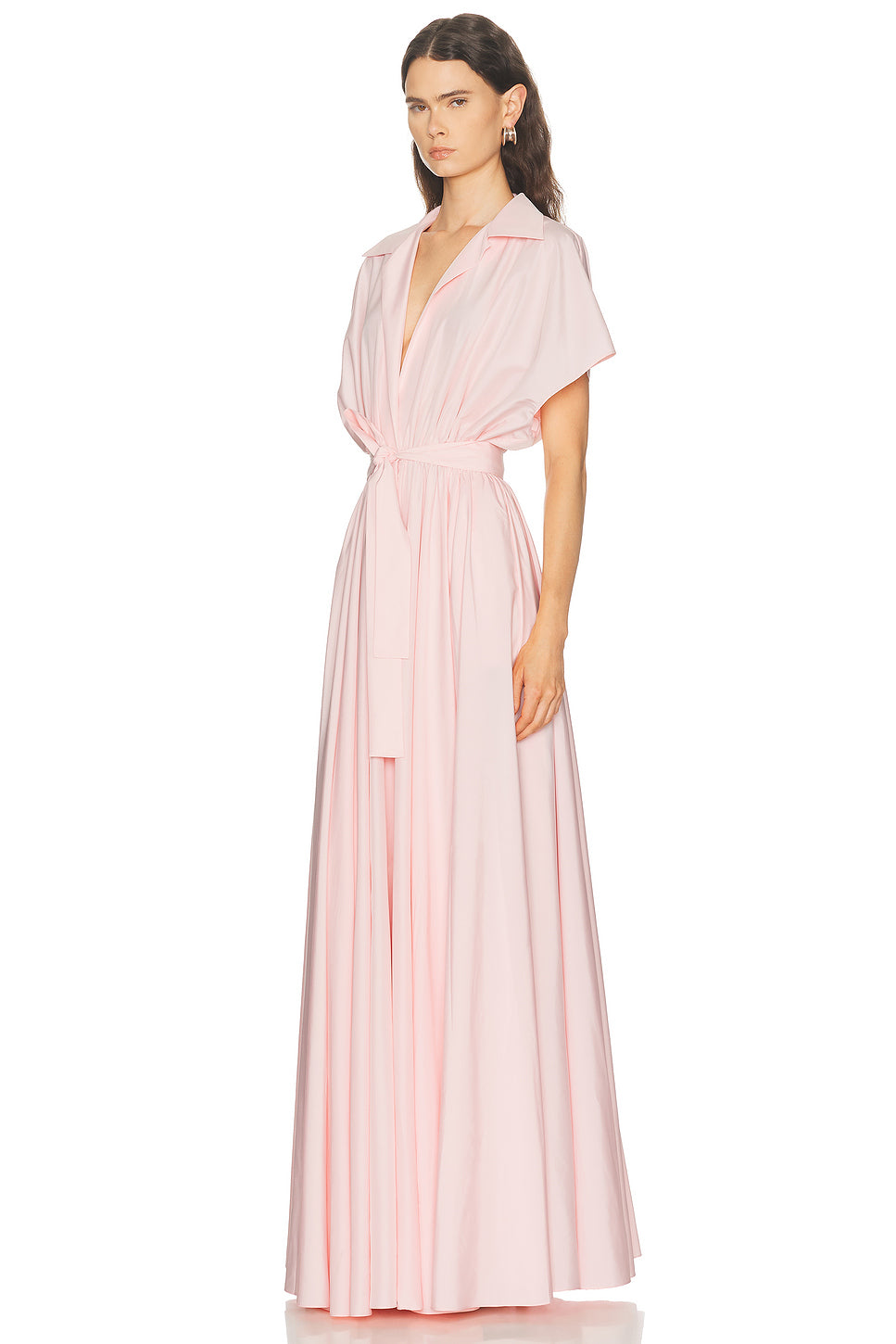 Super Oversized Shirt Flared Gown
