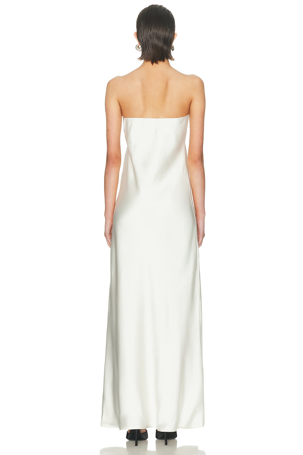 Bias Strapless Gown