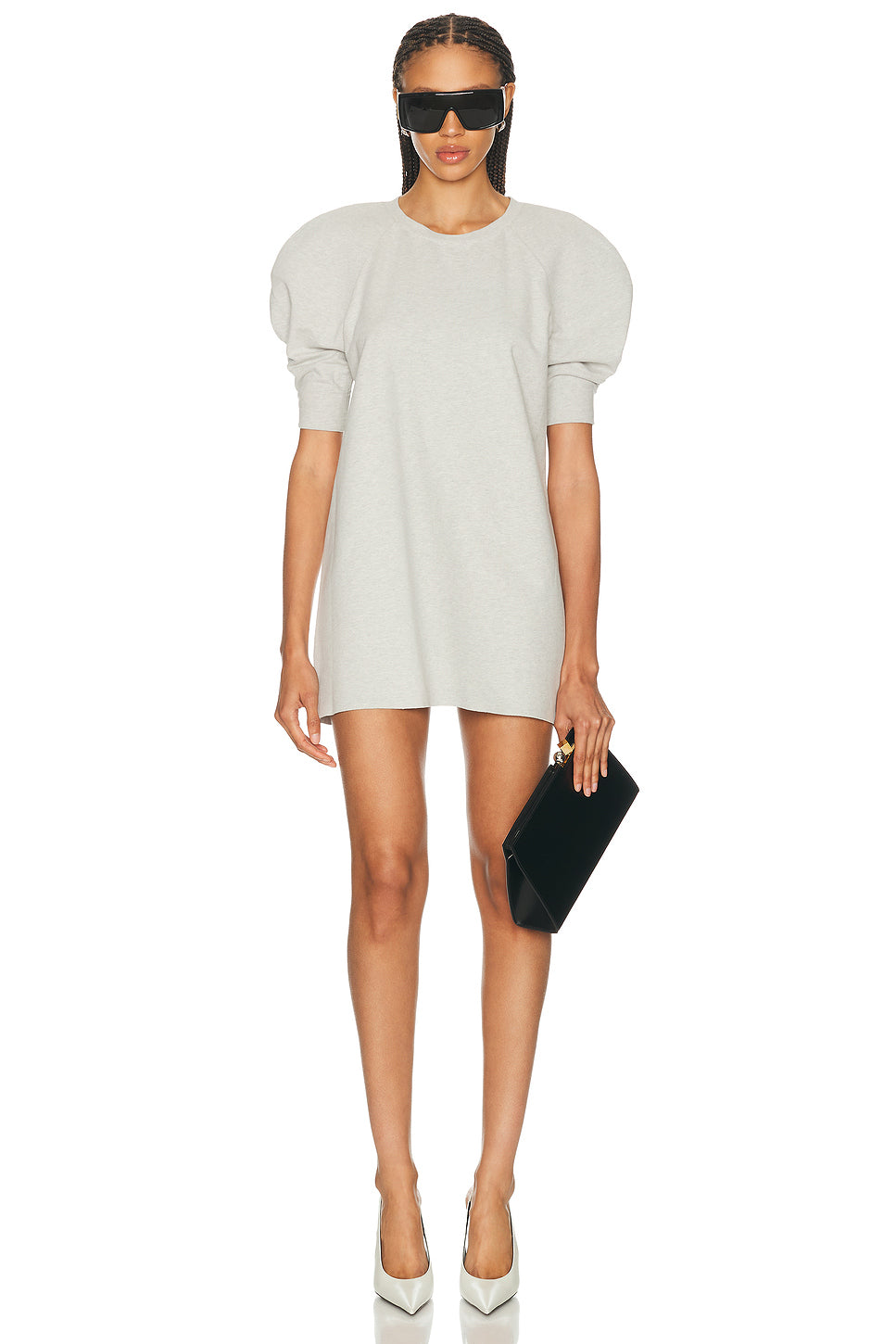 Short Sleeve Bomber 1980s Mini Dress