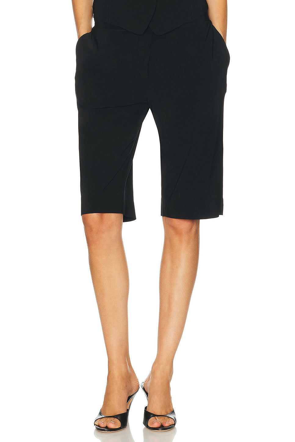 Flat Front Bermuda Short