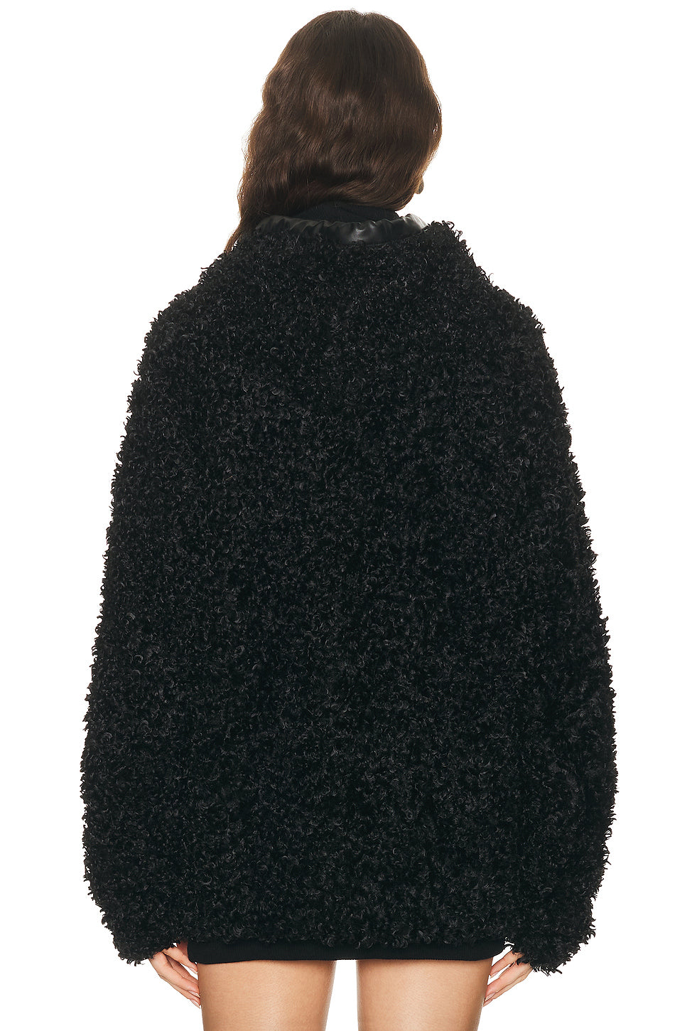 Oversized Raglan Sleeve Zip Front Hooded Jacket