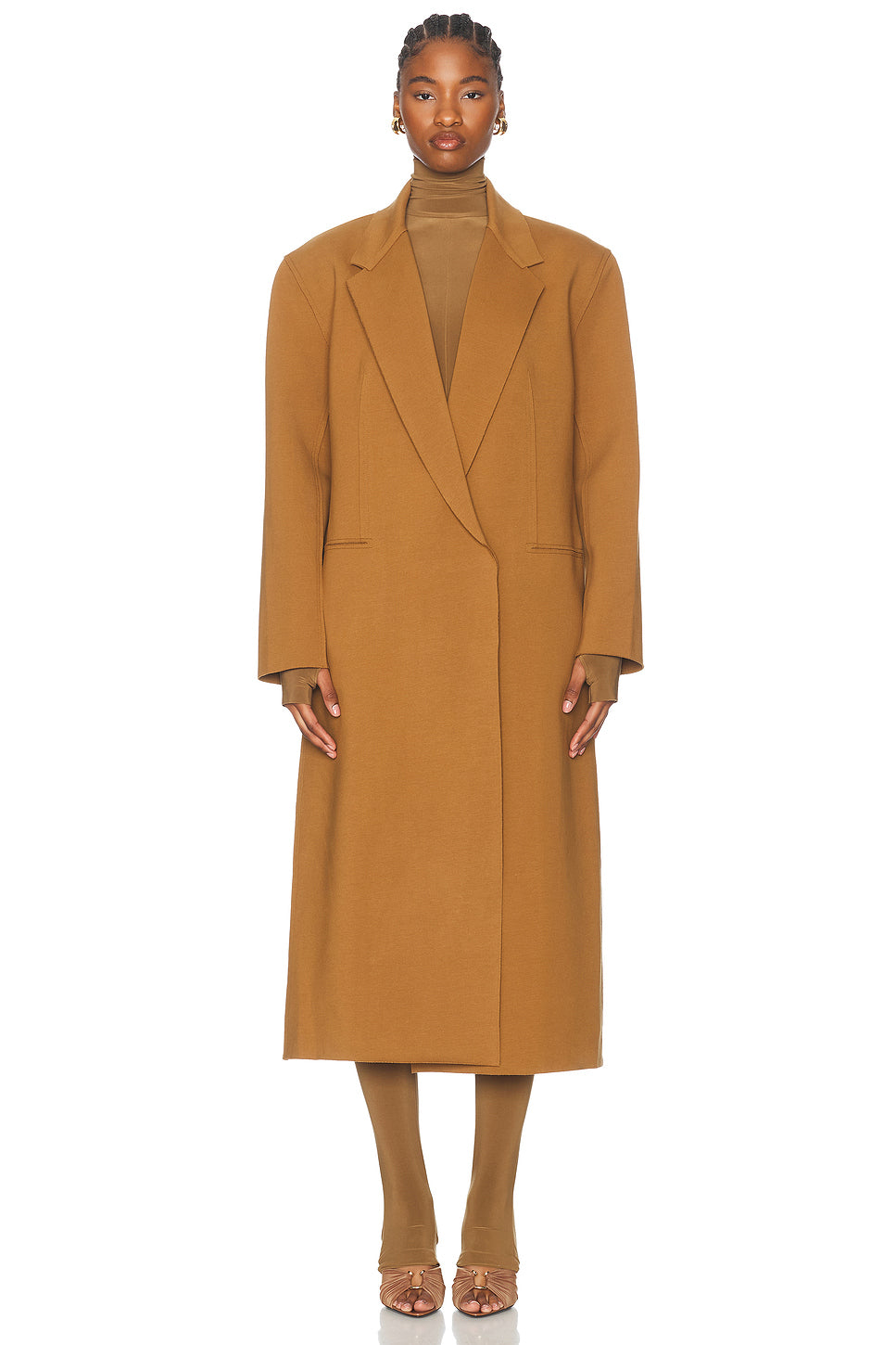 Oversized Double Breasted Midcalf Coat