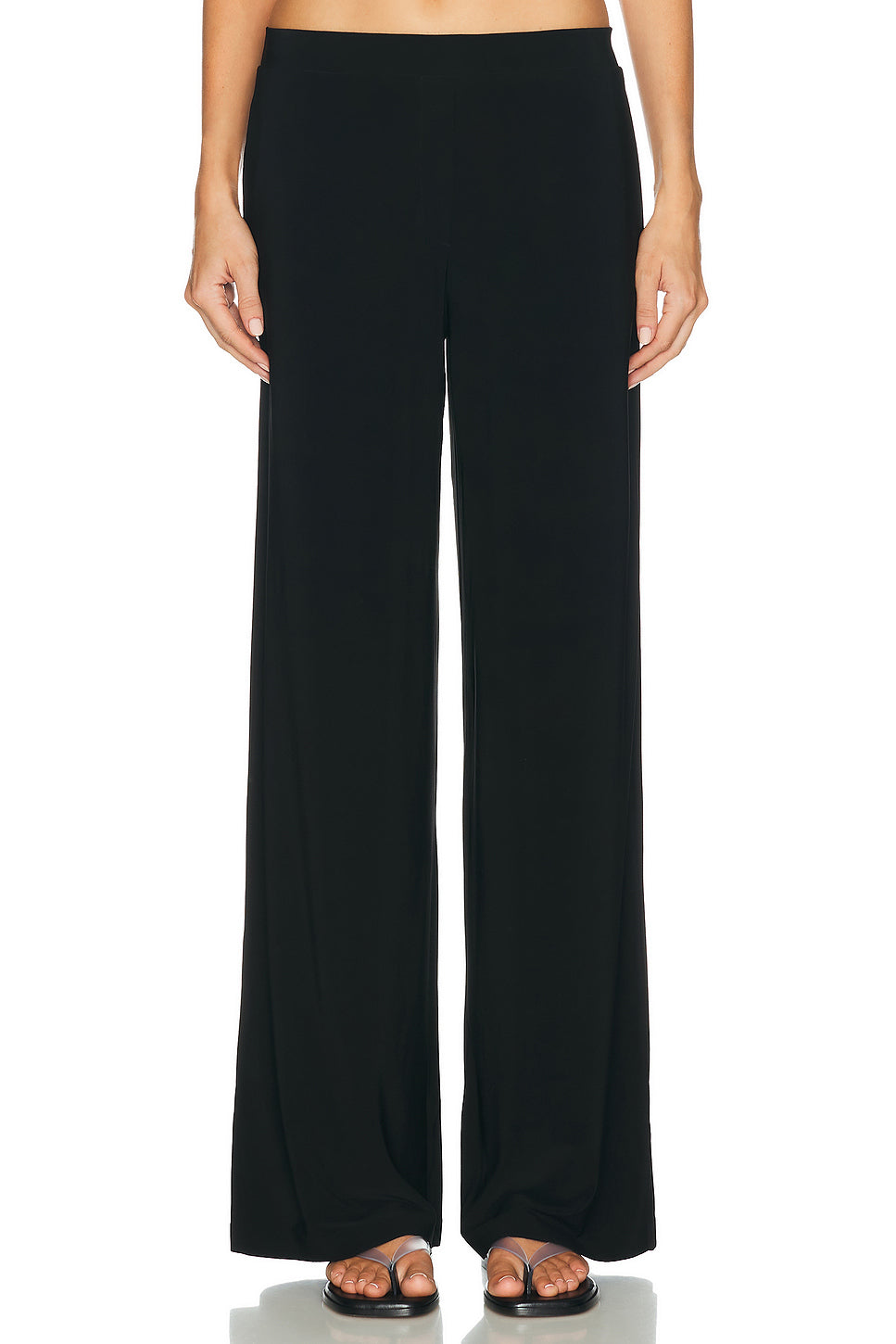 Flat Front Wide Pant