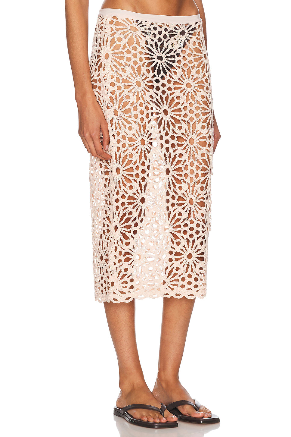 Straight Knee Length Skirt