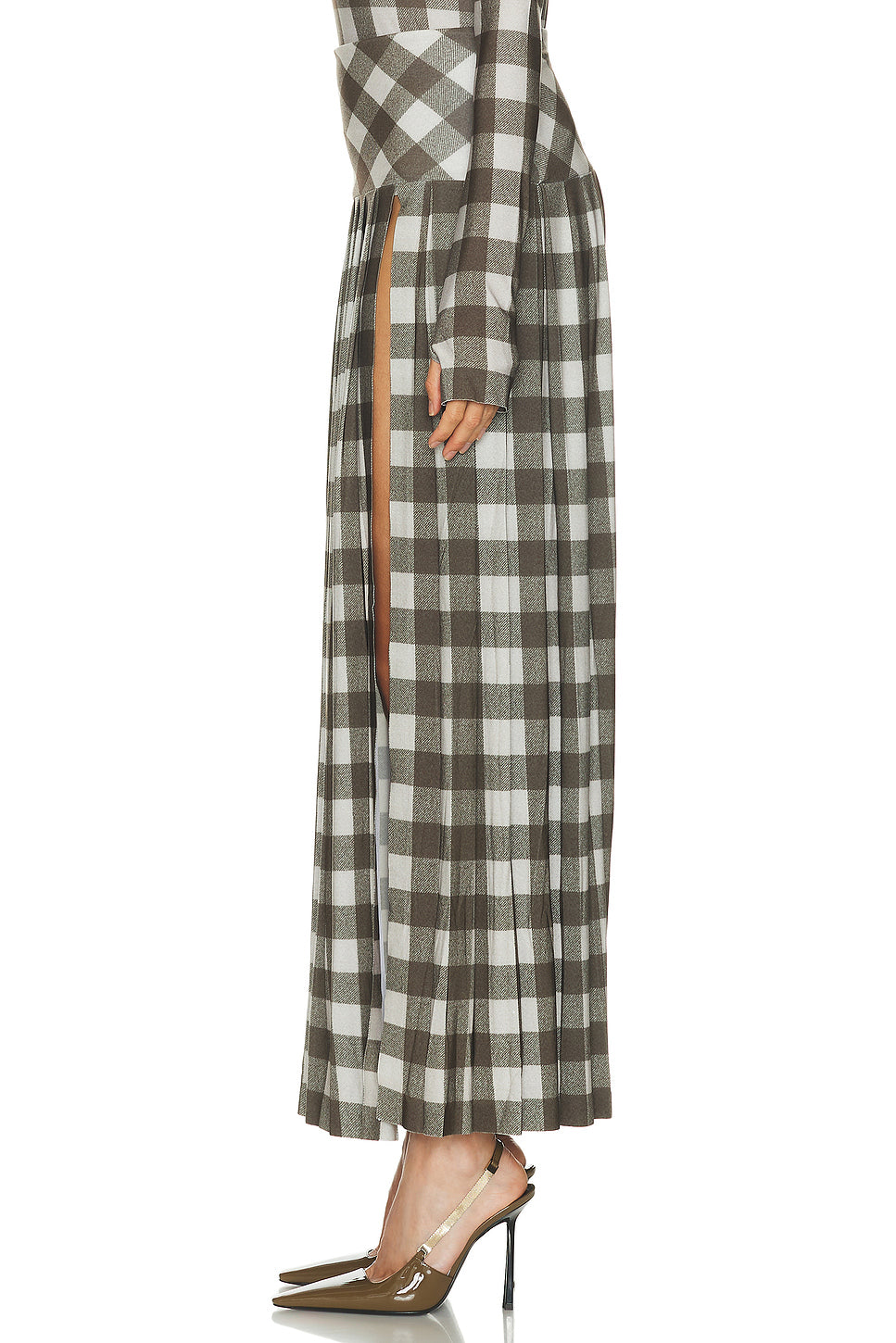 Pleated Long Skirt
