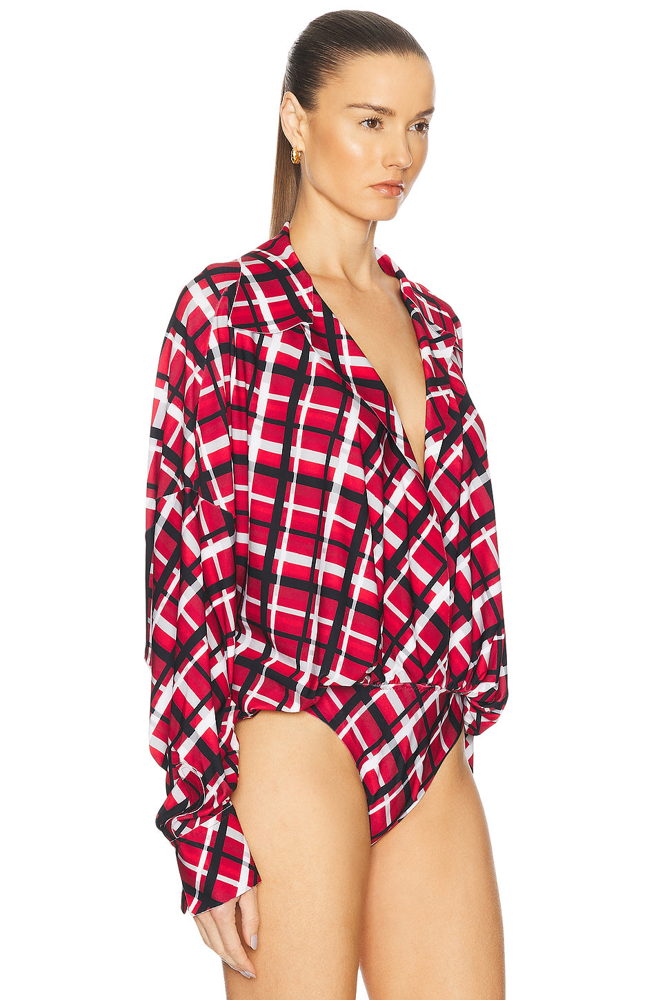 Super Oversized Boyfriend Shirt Bodysuit