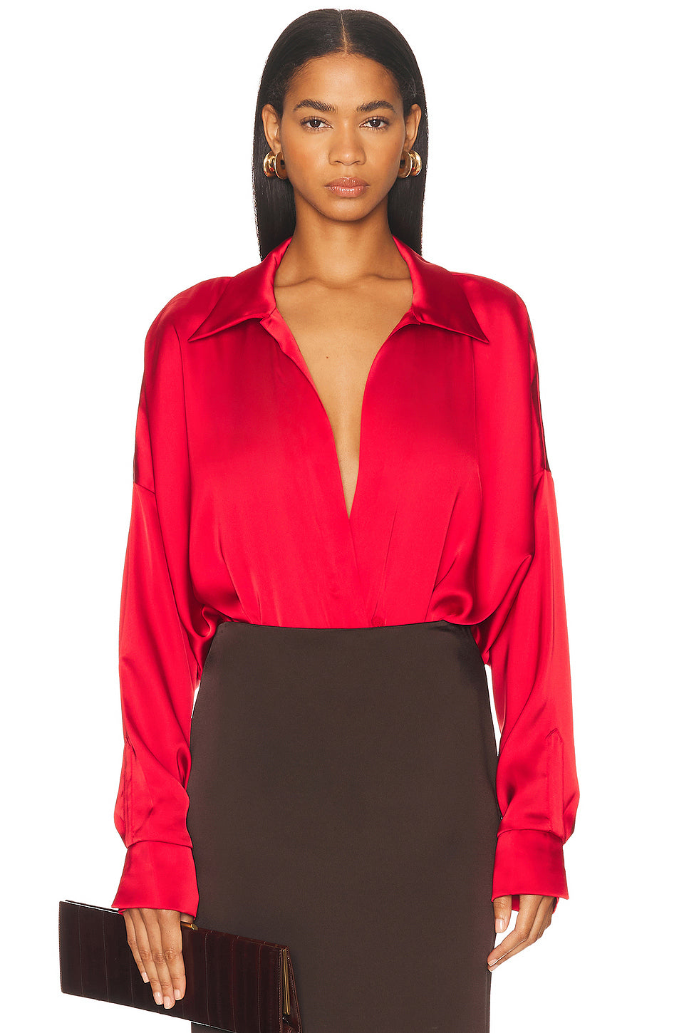 Super Oversized Boyfriend Shirt Bodysuit