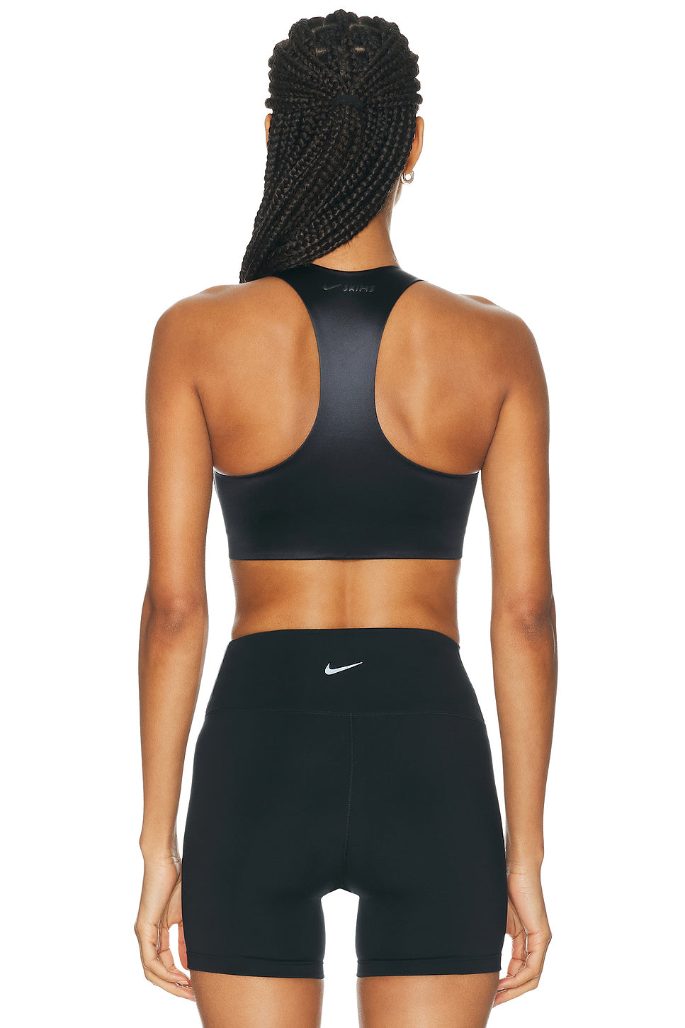 Shine Racerback Zip Front Bra