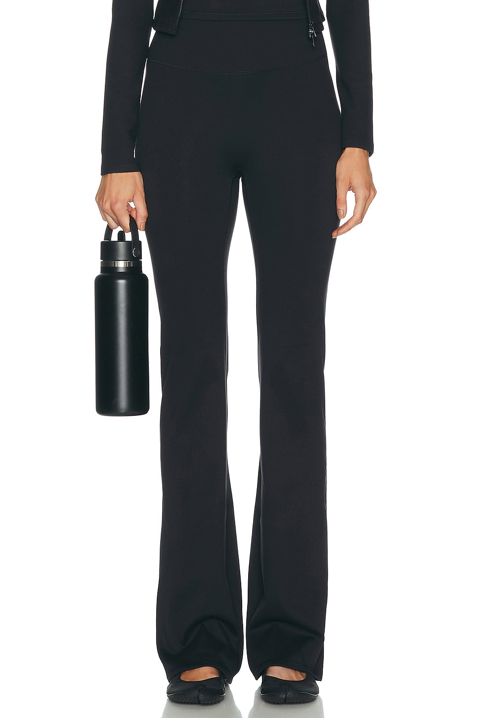 Matte Slim Flare Pant