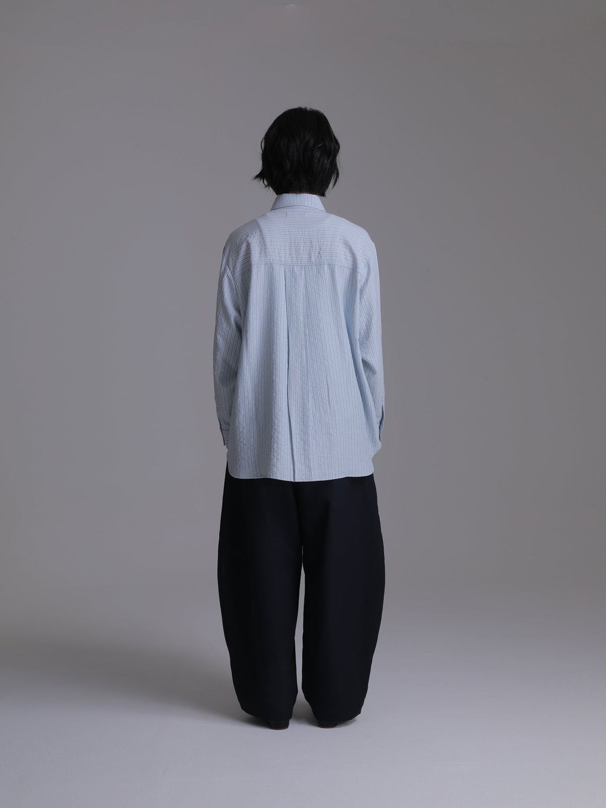 Nara Stripe Ribbon Shirt