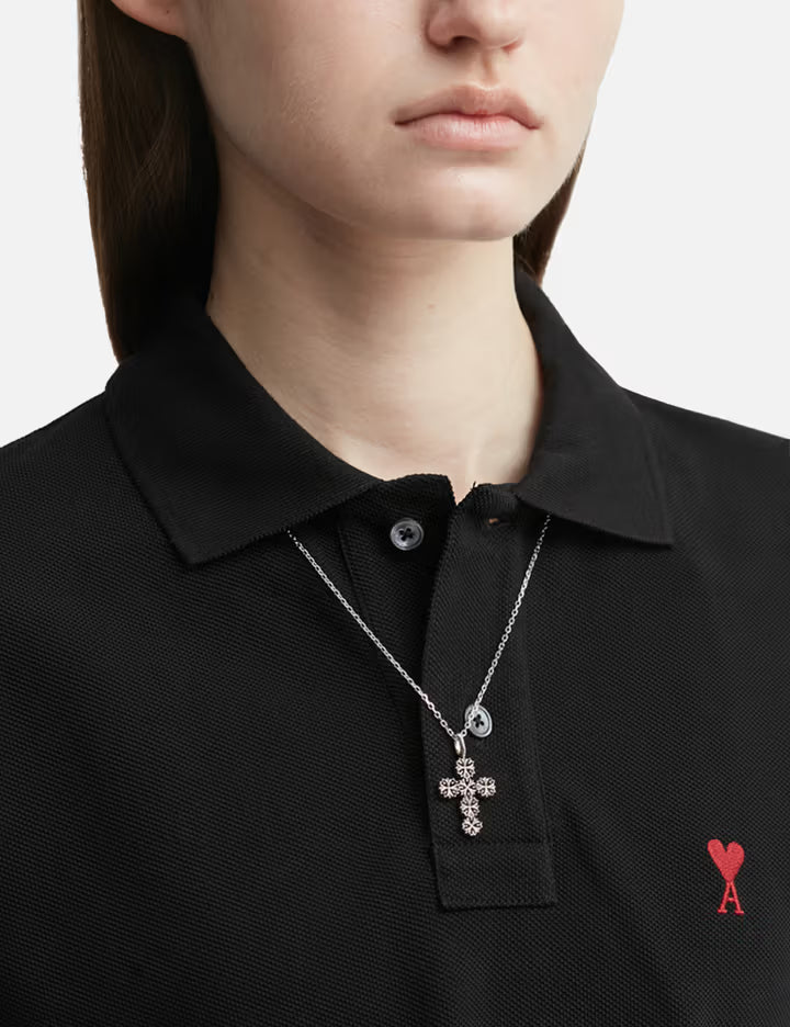 Maltese-cross Quadruplets Cross Pendant Necklace