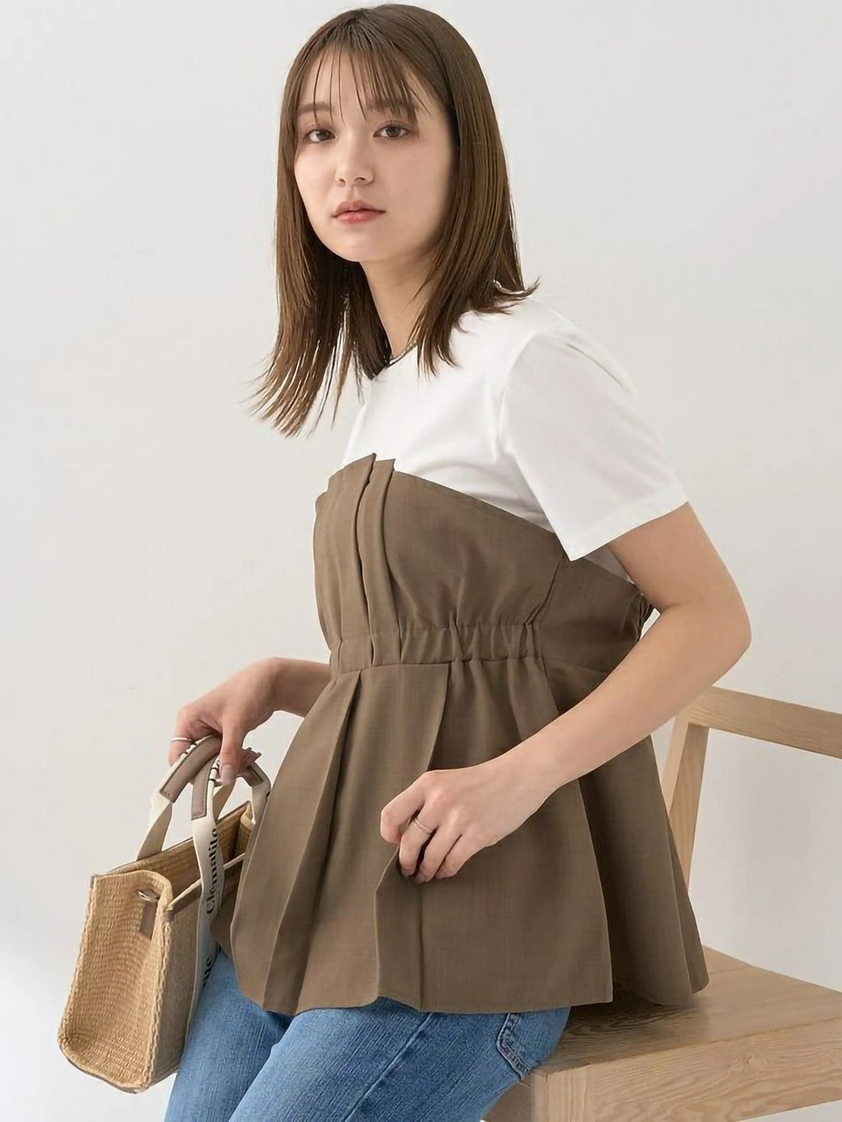 Noa Bustier Docking Tee