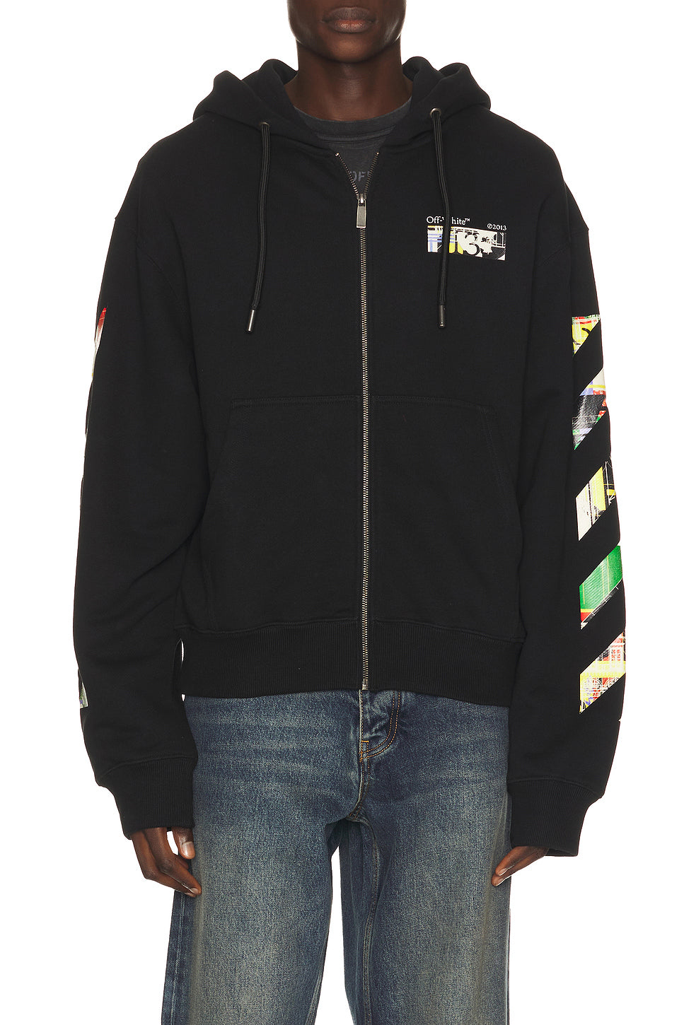 Industrial Arrow Regular Zip Hoodie