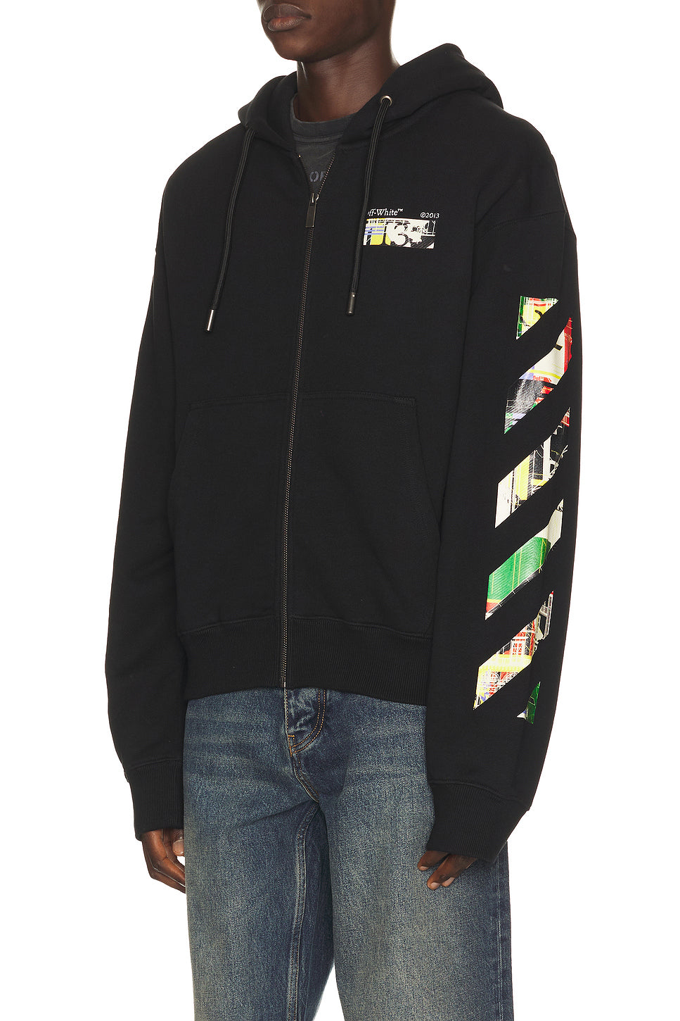 Industrial Arrow Regular Zip Hoodie