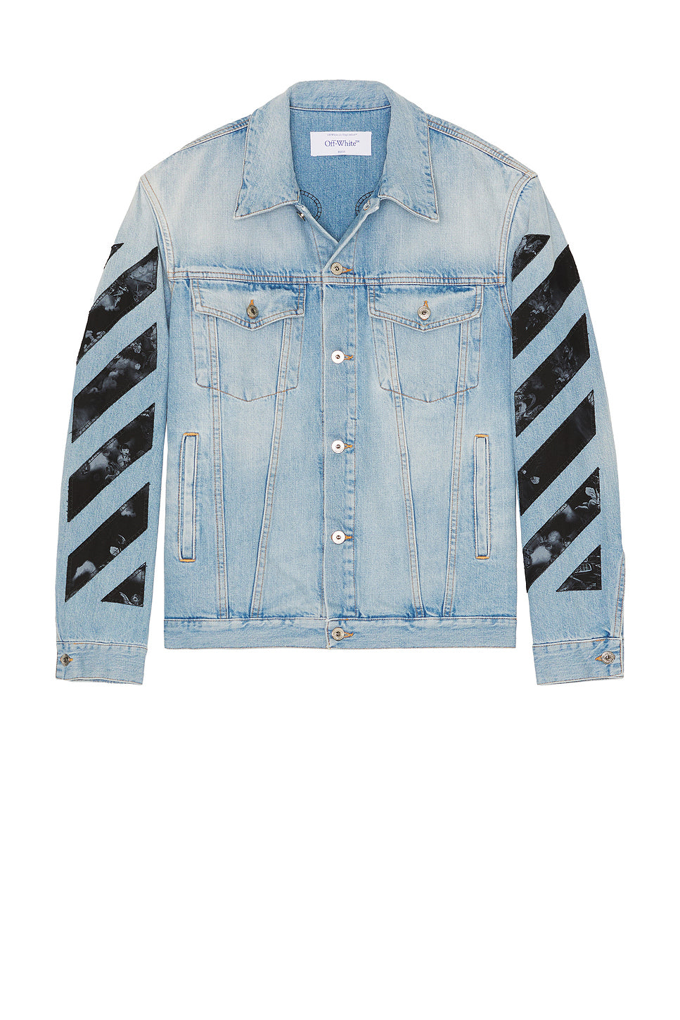 Fresco Diagonal Arrow Denim Jacket