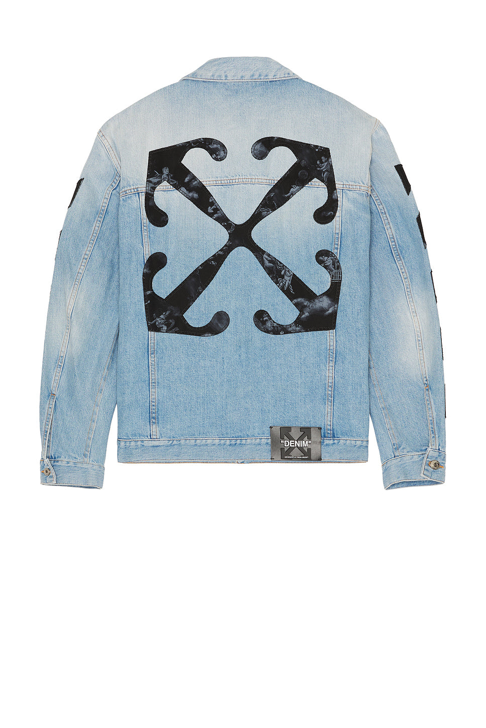 Fresco Diagonal Arrow Denim Jacket