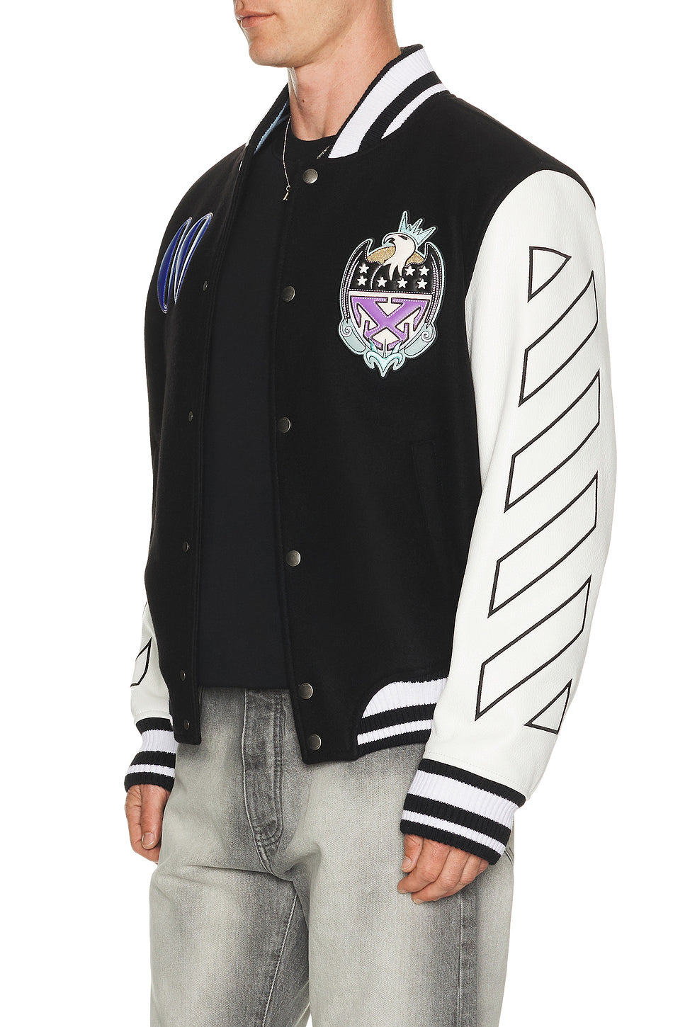 Royal Jewels Wool Varsity Jacket