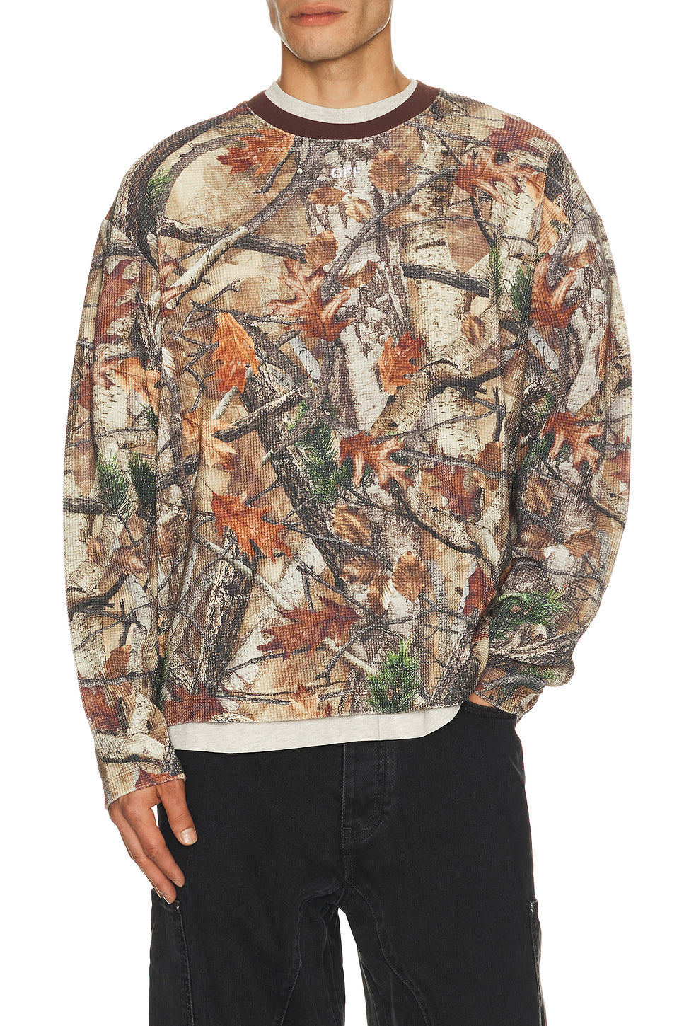 Camo Waffle Skate Long Sleeve Tee