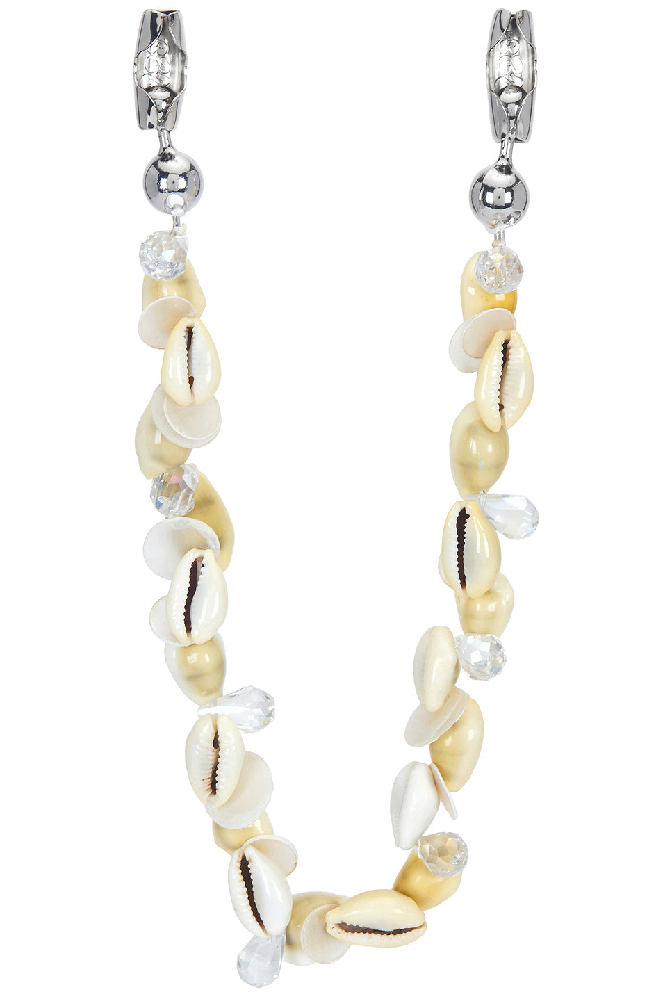 for FWRD Faceted Crystal & Puka Shell Wrislet
